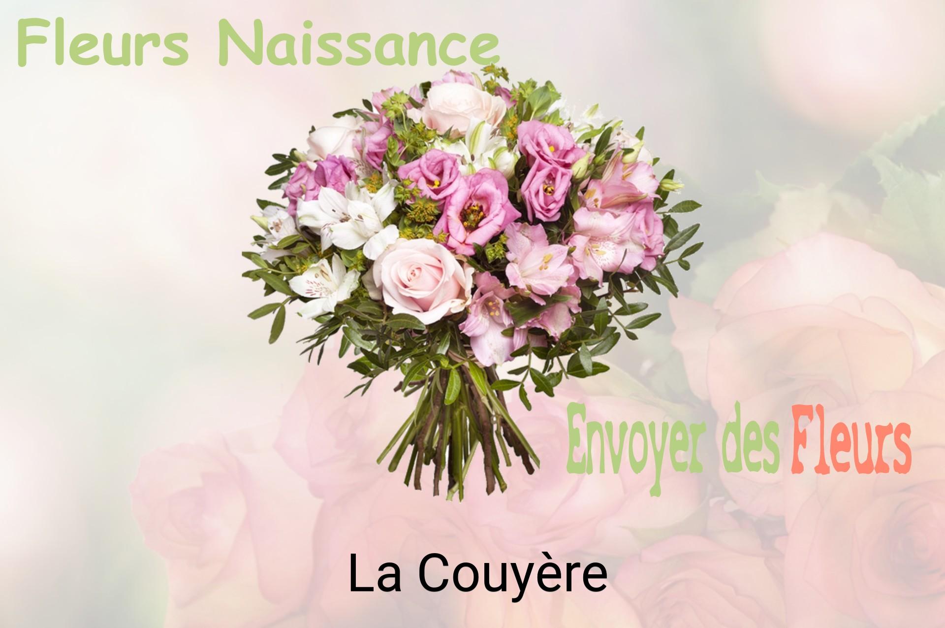 Bouquet de fleurs de naissance livré à La Couyère